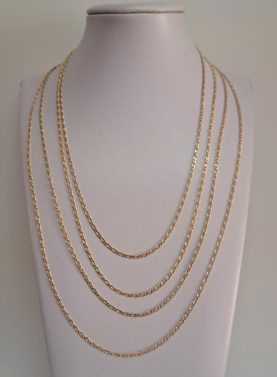 9 ct Yellow Gold 2 mm Figero 101 chain