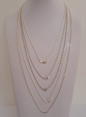 Sterling Silver 1.5 mm Figero 301 chain