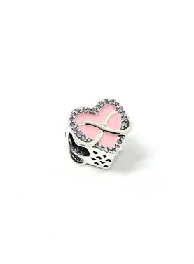 Sterling Silver Infinity Heart Charm